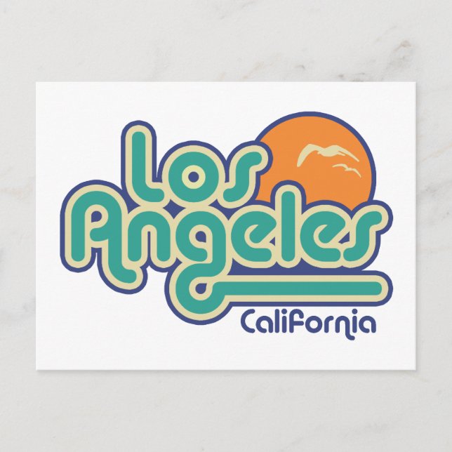 Los Angeles Postkarte (Vorderseite)