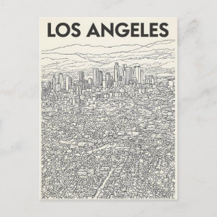 Los Angeles Postkarte
