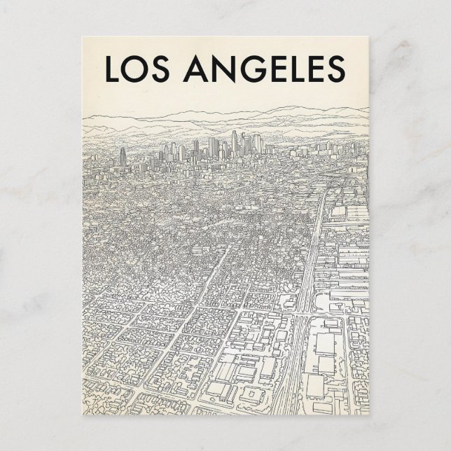 Los Angeles  Postkarte (Vorderseite)