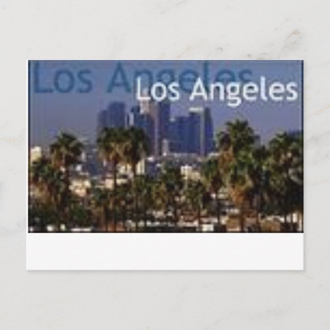 Los Angeles Postkarte (Vorderseite)