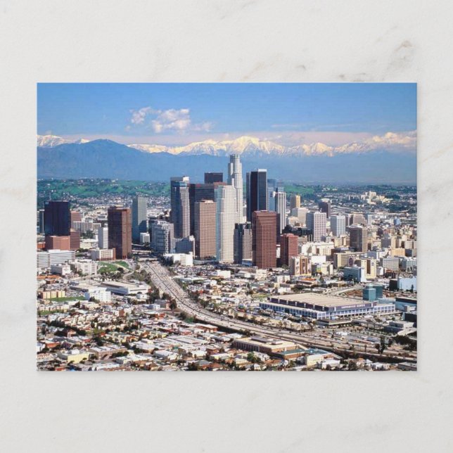 Los Angeles Postkarte (Vorderseite)