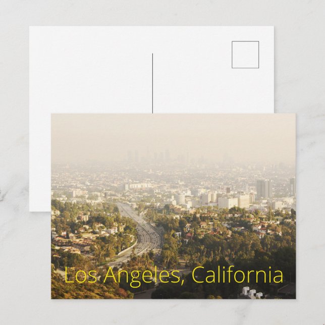 "Los Angeles" Postkarte / Wall Art (Vorne/Hinten)