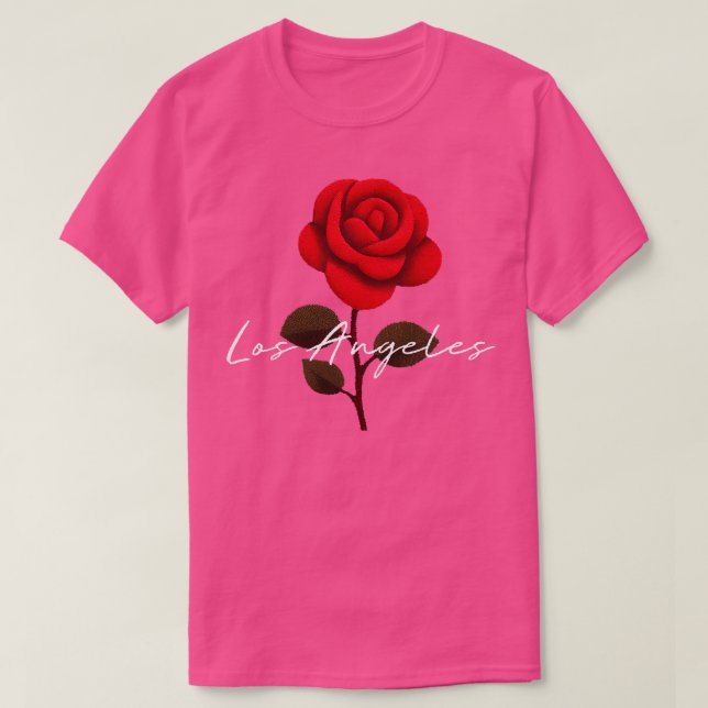 Los Angeles Rose T-Shirt (Design vorne)