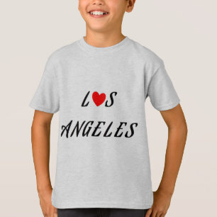 Los Angeles rotes Herz T-Shirt