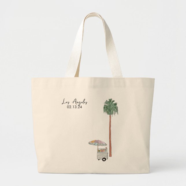 Los Angeles Sac fourre-tout Wedding en faveur (Devant)