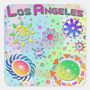 Los Angeles Seven Suns & Energy Sticker