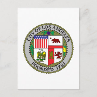 Los Angeles Siegel Postkarte