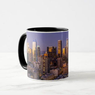 Los Angeles Skyline bei Dämmerung, Kaffeetasse