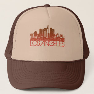 Los Angeles-Skyline-Entwurf Truckerkappe