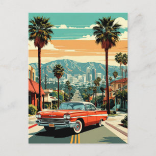 Los Angeles Skyline Kalifornien Urlaubsgrüße Postkarte