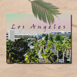 Los Angeles Skyline Postkarte
