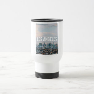 Los Angeles Skyline Retro Stadt Ästhetik Reise  Reisebecher