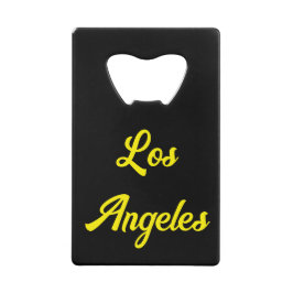 Los Angeles Stainless Steel Bottle Opener Geldbeutel Flaschenöffner