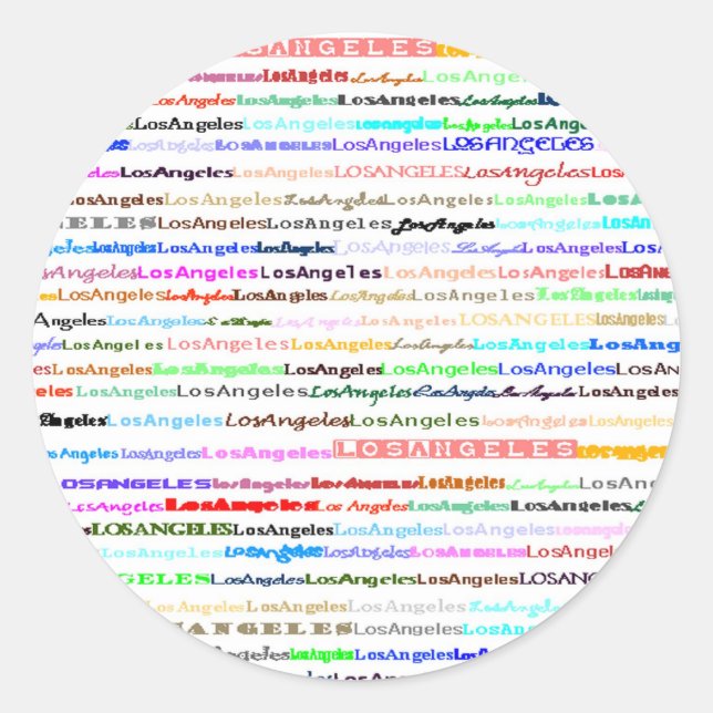 Los Angeles Sticker (Vorderseite)