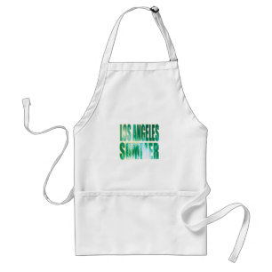 "Los Angeles Summer Letter Green"-Schürze Schürze