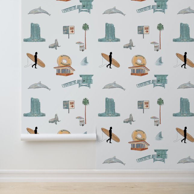 Los Angeles Tapete (Anwendung)