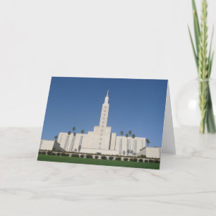 LOS ANGELES-TEMPEL-KARTEN-HOCHZEIT KARTE