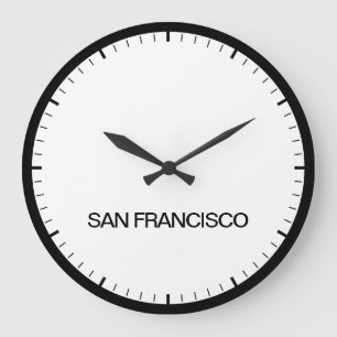 Los Angeles Time Zone Newsroom Style Clock Große Wanduhr