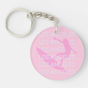 Los Angeles Travel Art, Californie, Rose, Preppy