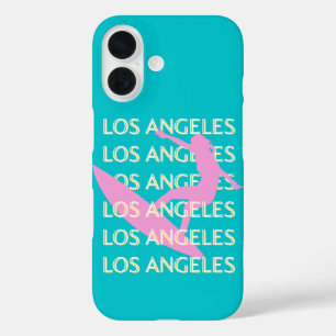 Los Angeles Travel Art, Kalifornien, Surfliebhaber iPhone 16 Hülle