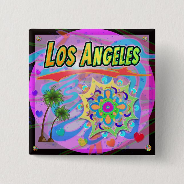 Los Angeles True Progress Button (Vorderseite)