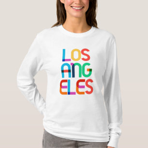 Los Angeles United Staaten Pop Art Letters T-Shirt