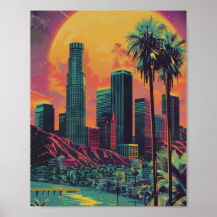 Los Angeles Vintag Poster