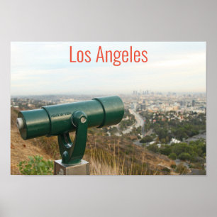 Los Angeles von Mulholland Drive Poster