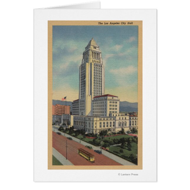 Los Angeles, VUS de l'Hôtel de Ville et téléphériq (Devant)