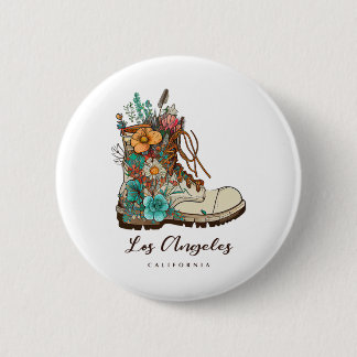 Los Angeles Wandern Outdoor-Souvenir Button