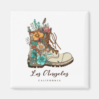 Los Angeles Wandern Outdoor-Souvenir Magnet
