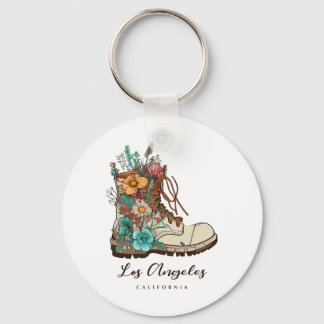 Los Angeles Wandern Outdoor-Souvenir Schlüsselanhänger