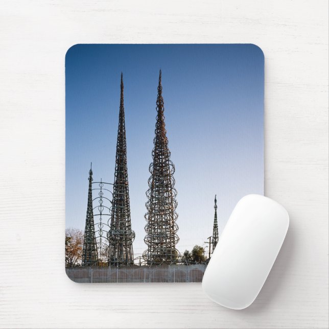 Los Angeles Watts Towers Mousepad (Mit Mouse)
