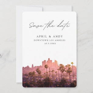 Los Angeles Wedding DTLA Save the Date Einladung