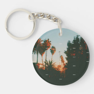 Los Angeles, West Hollywood Reise-Souvenir Schlüsselanhänger