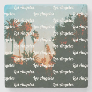 Los Angeles, West Hollywood Reiseandenken Steinuntersetzer