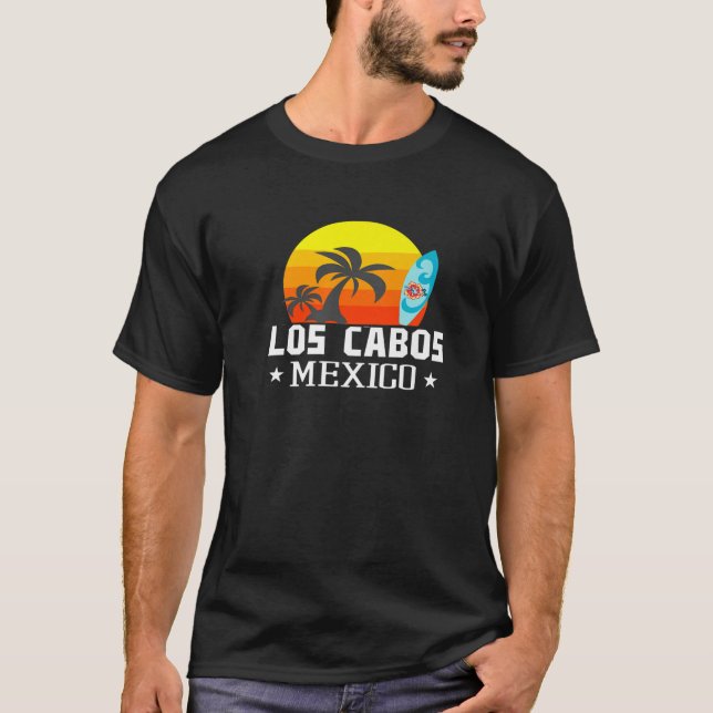 Los Cabos Mexico Beach Tourist Souvenir Urlaub T T-Shirt (Vorderseite)