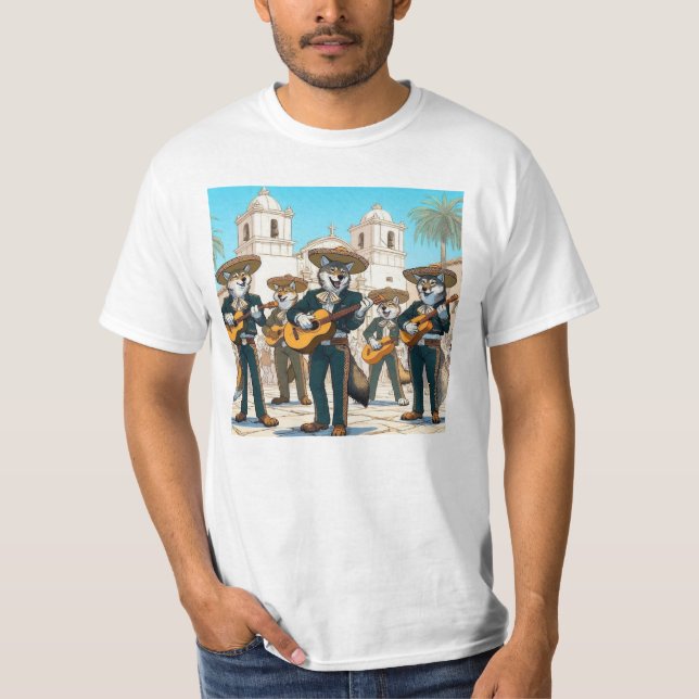 Los Coyotes Mariachi T-Shirt (Vorderseite)