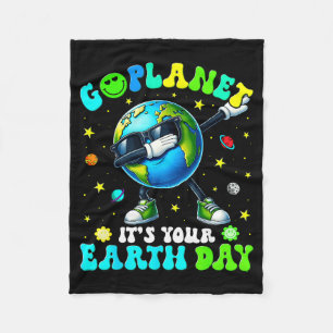 Los geht planeten euer erdtag dabbing planet männe fleecedecke