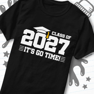 Los geht's Abschlusszitat Abschlussklasse 2027 T-Shirt