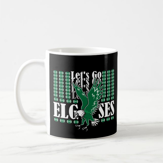 Los geht's Elgses Lustiger Meme  Kaffeetasse (Links)