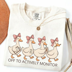 Los geht's mit aktiver Überwachung, Schulprüfung H T-Shirt