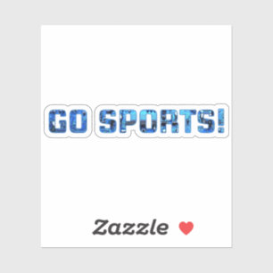 Los geht's Sport! Aufkleber