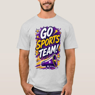 Los geht's Sportteam! Lustiges generisches Team T- T-Shirt