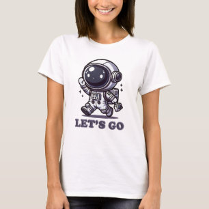 Los geht's – Süßes Astronauten-Abenteuer-T-Shirt T-Shirt
