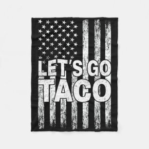 Los geht's Taco Lustig Trump kneift immer 40 Fleecedecke
