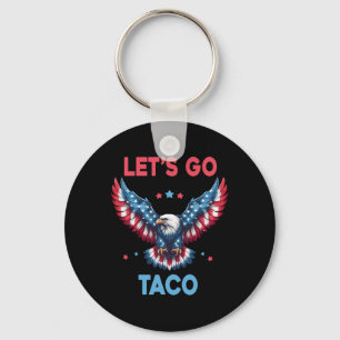 Los geht's Taco Lustig Trump kneift immer 4.  Schlüsselanhänger