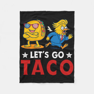 Los geht's Taco Lustig Trump kneift immer 6 Fleecedecke