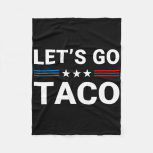 Los geht's Taco Lustige Parodie Meme 5 Fleecedecke