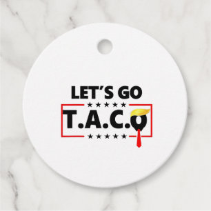 Los geht's TACO Trump 4. Juli Taco-Liebhaber Geschenkanhänger